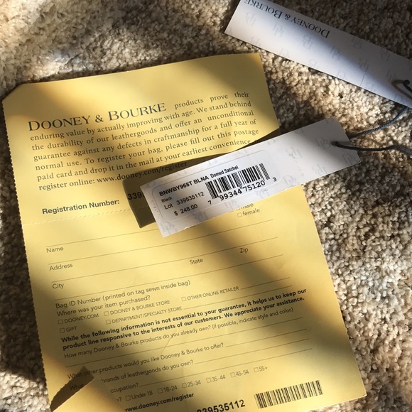 DOONEY & BOURKE - black purse - Picture 10 of 10